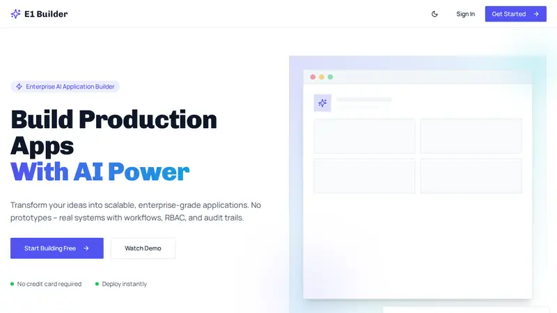 The front page of SnxwBuilder
